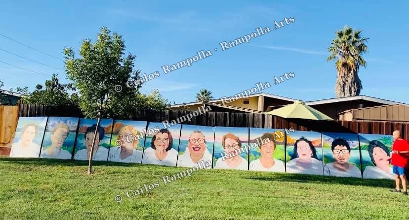Outdoor Portrait Display by Carlos Rampolla