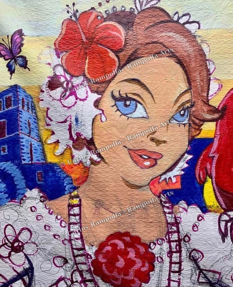 Pollera Panamena by Carlos Rampolla